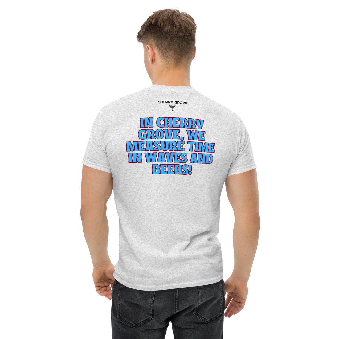 843 Cherry Grove Measuring Time Men's classic tee