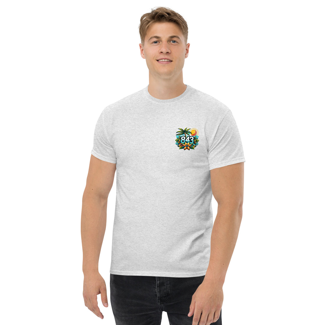 843 Cherry Grove Measuring Time Men's classic tee