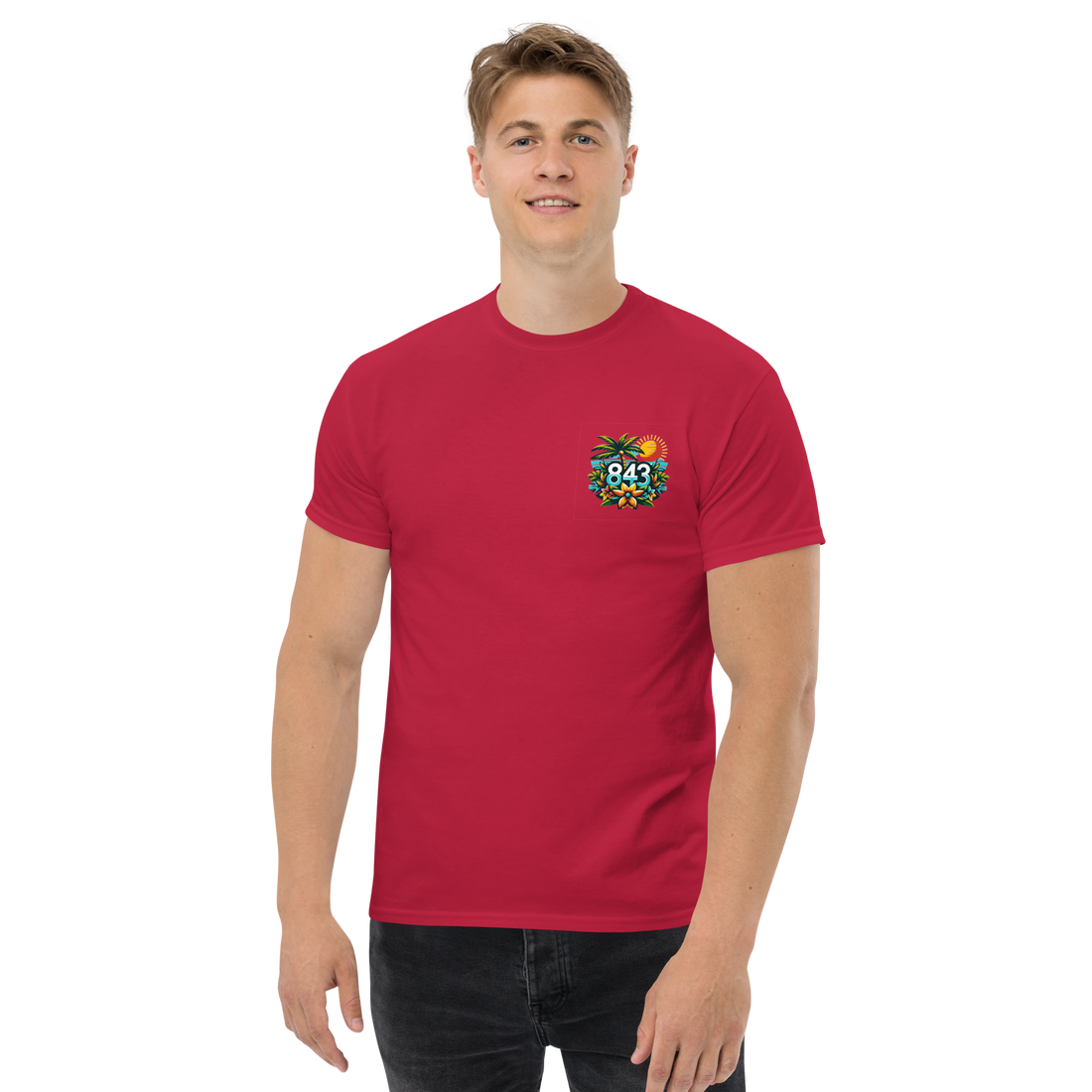 843 Cherry Grove Party Never Ends Men's classic tee