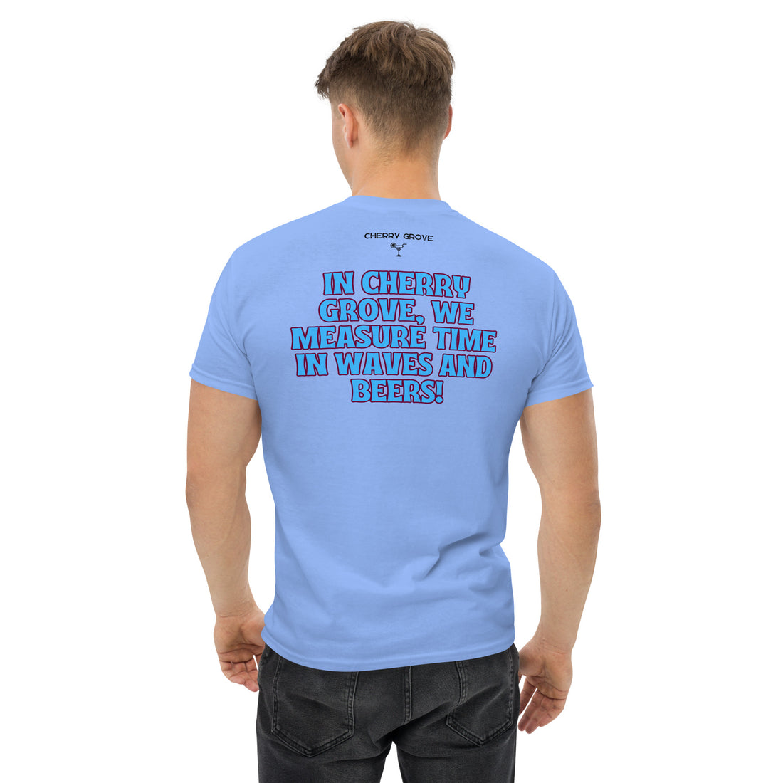 843 Cherry Grove Measuring Time Men's classic tee