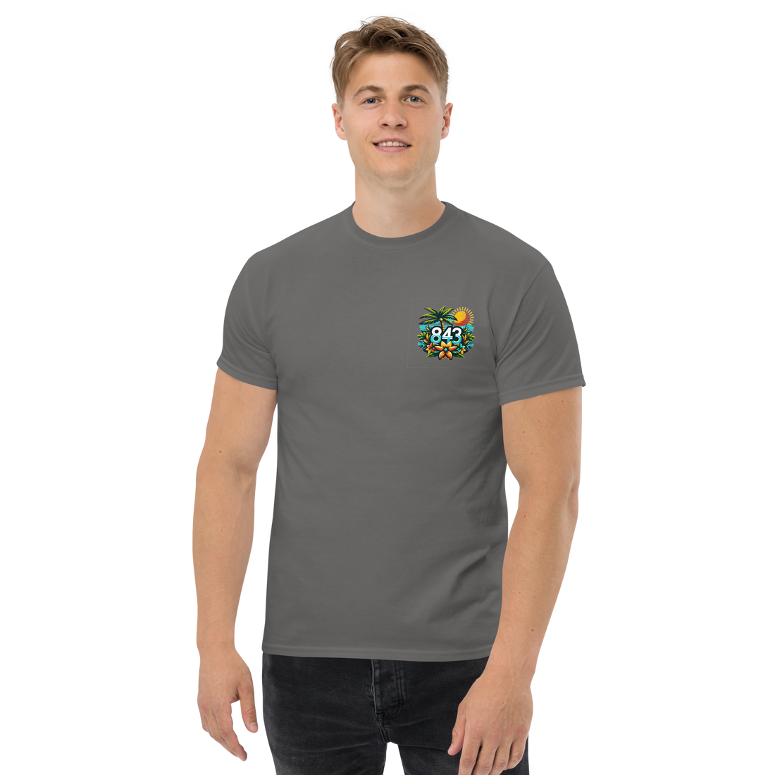 843 Cherry Grove Measuring Time Men's classic tee