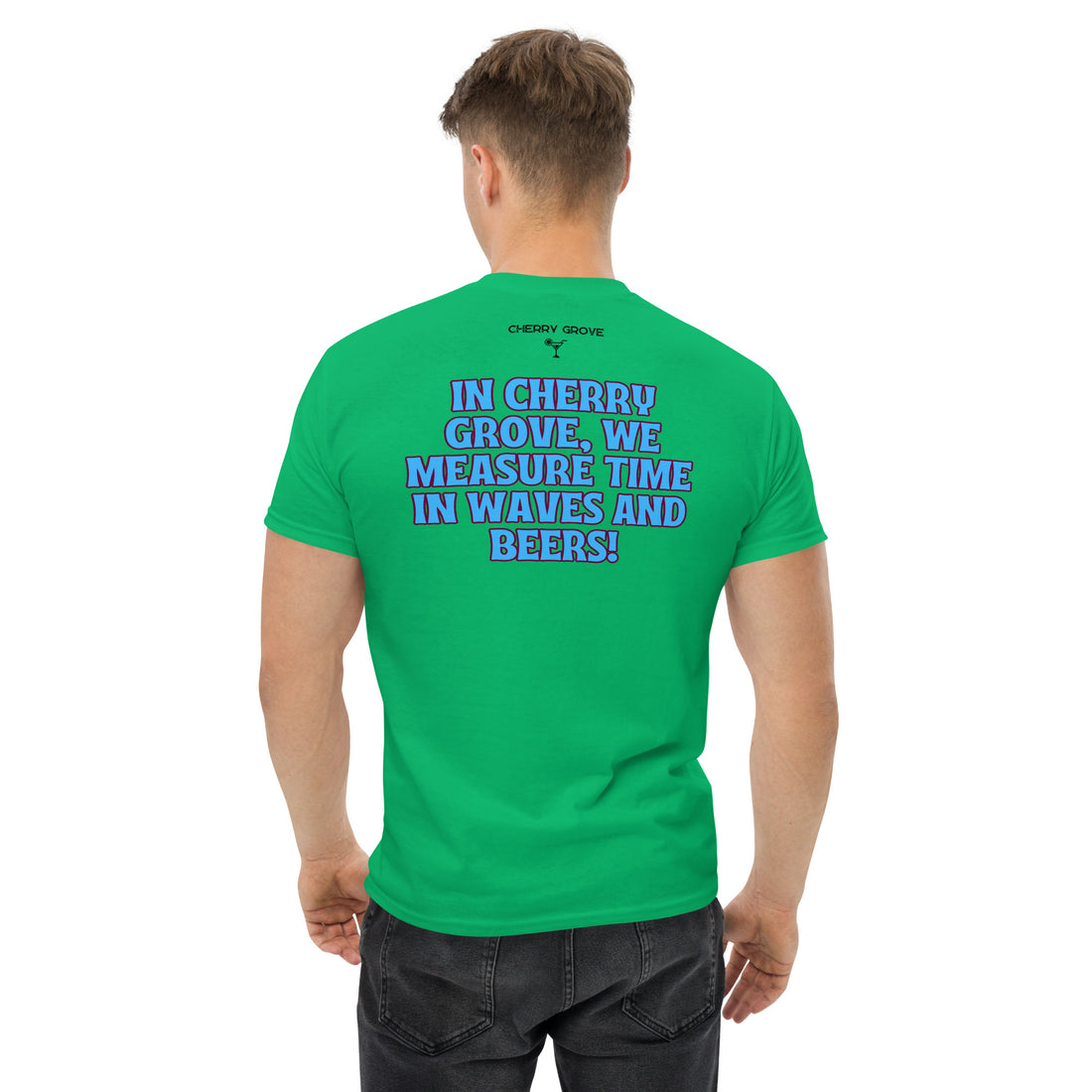 843 Cherry Grove Measuring Time Men's classic tee