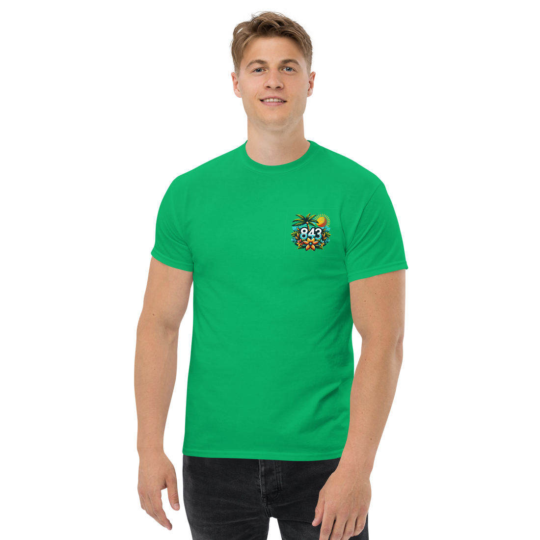 843 Cherry Grove Measuring Time Men's classic tee