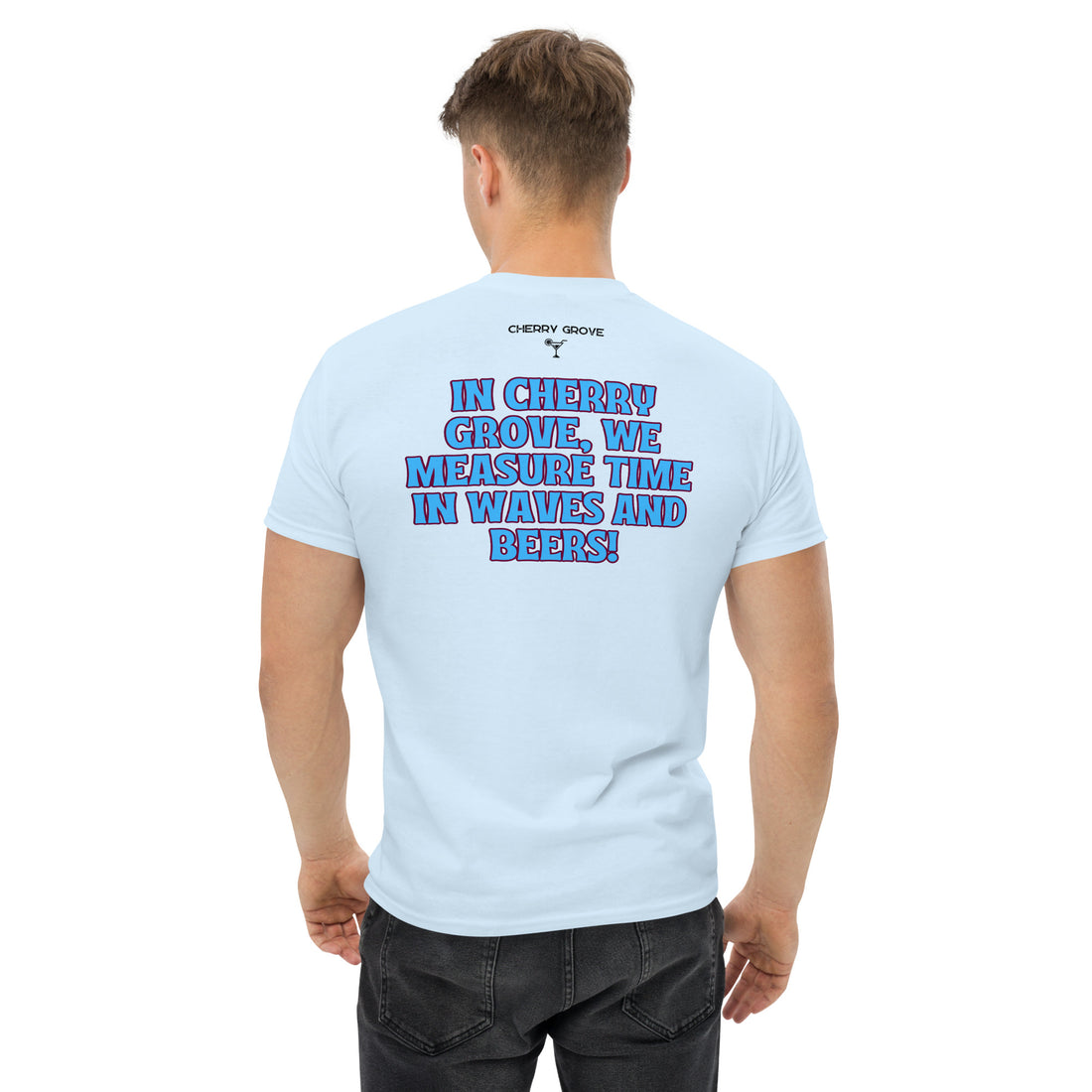 843 Cherry Grove Measuring Time Men's classic tee