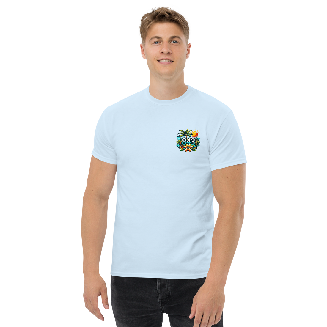 843 Cherry Grove Measuring Time Men's classic tee