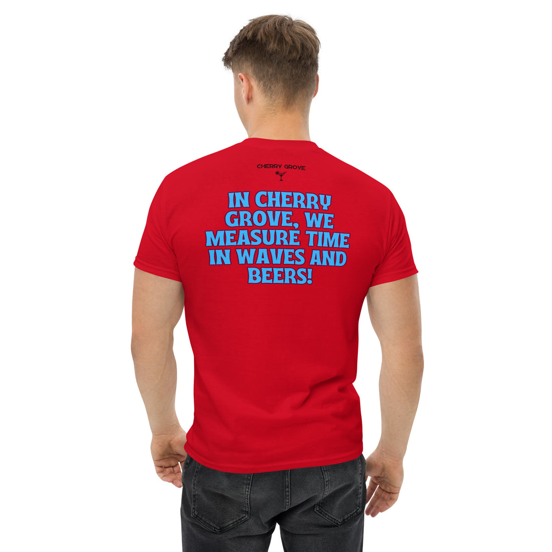 843 Cherry Grove Measuring Time Men's classic tee