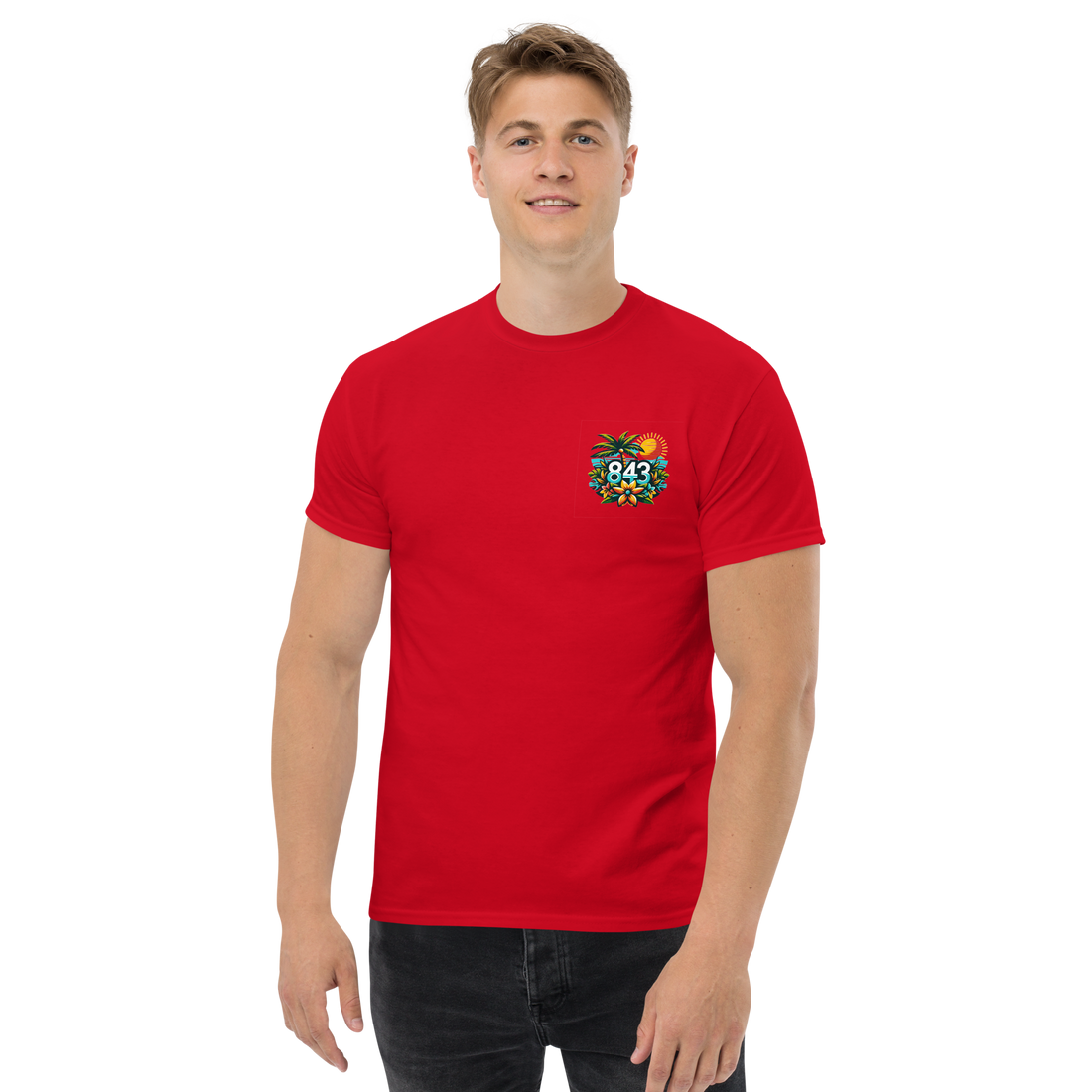 843 Cherry Grove Measuring Time Men's classic tee