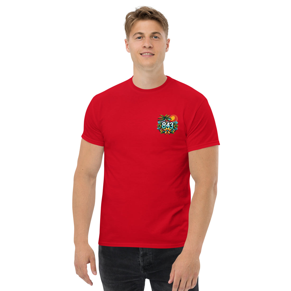 843 Cherry Grove Measuring Time Men's classic tee