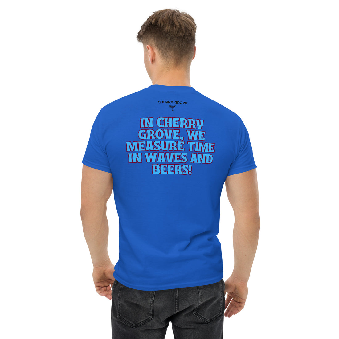 843 Cherry Grove Measuring Time Men's classic tee