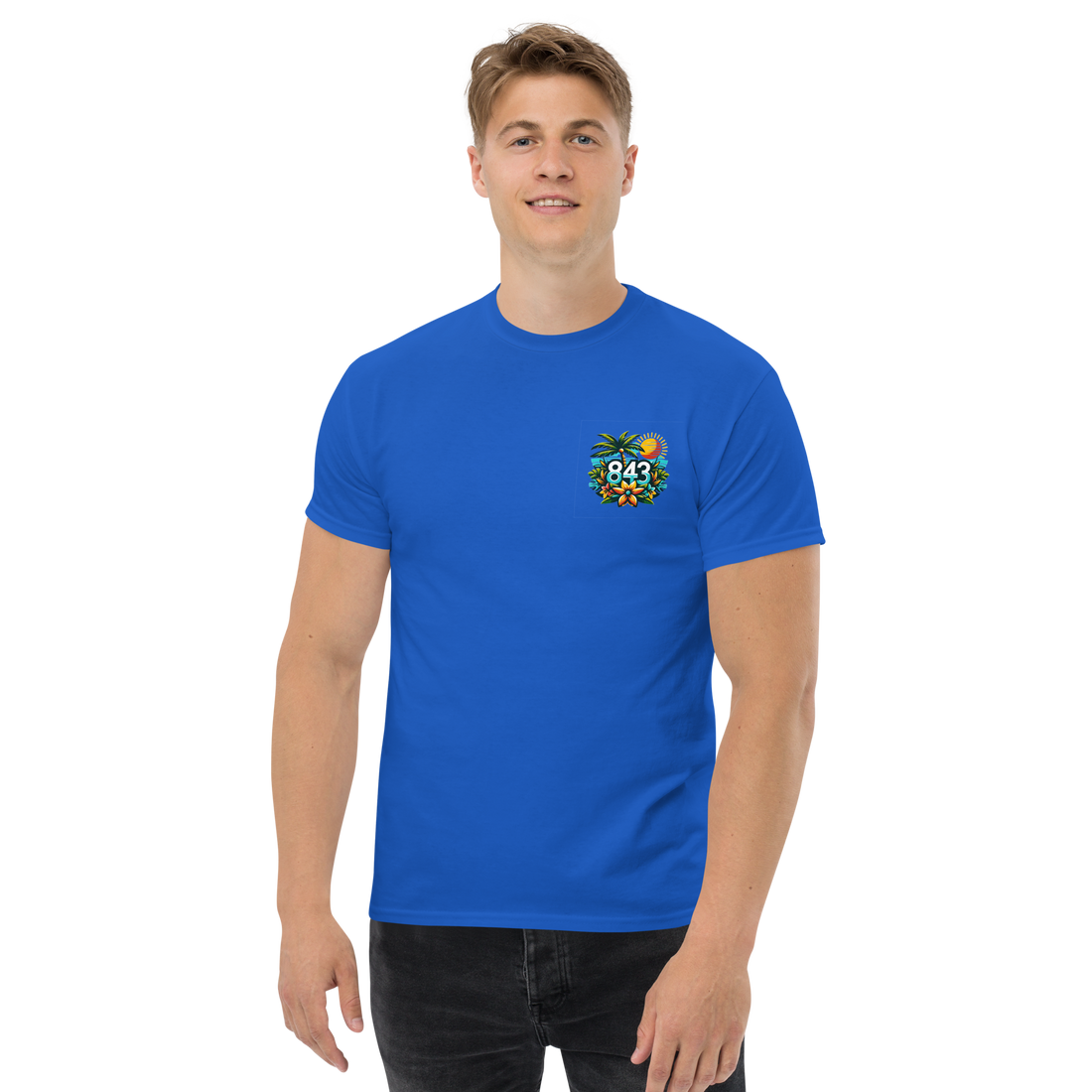 843 Cherry Grove Measuring Time Men's classic tee