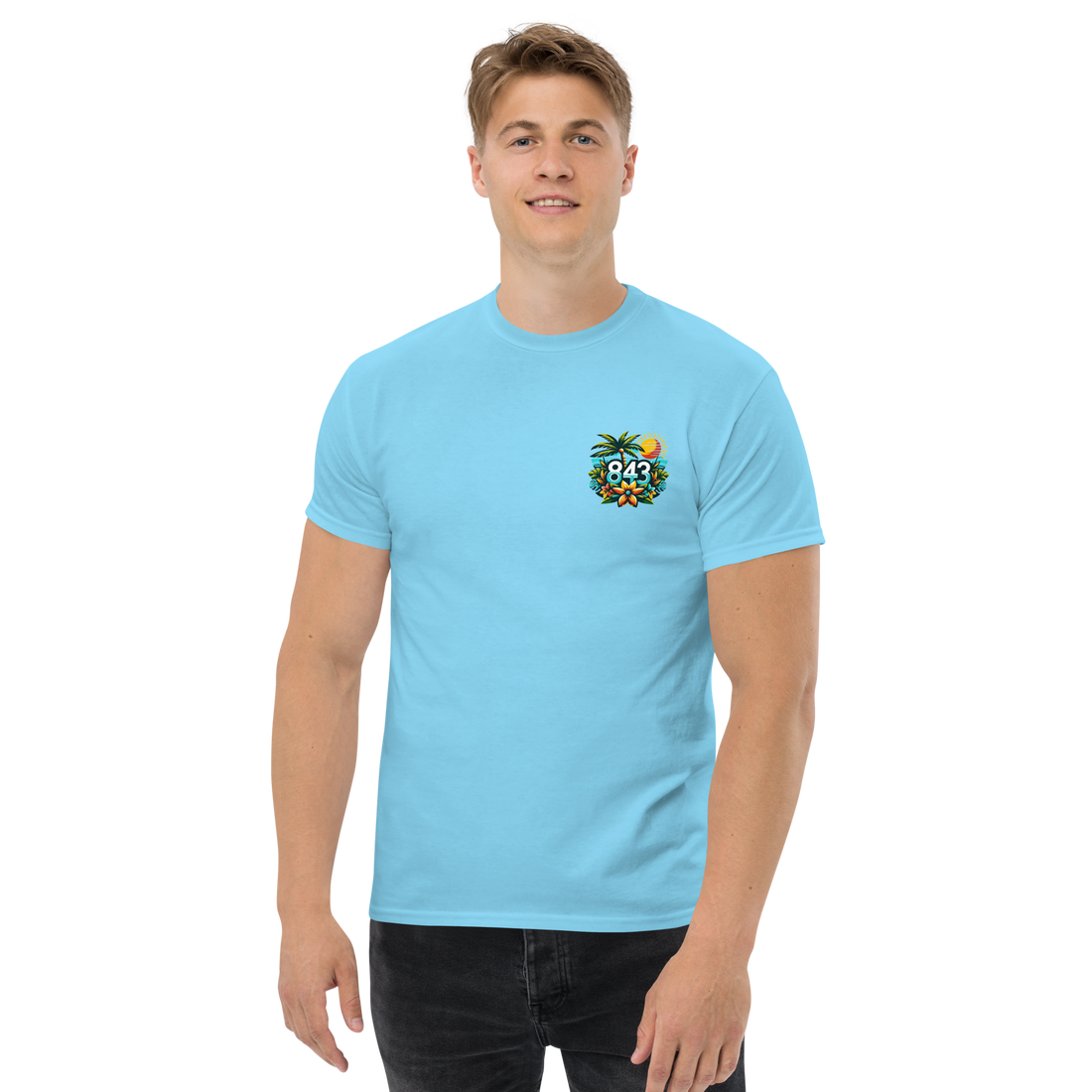 843 Cherry Grove Measuring Time Men's classic tee