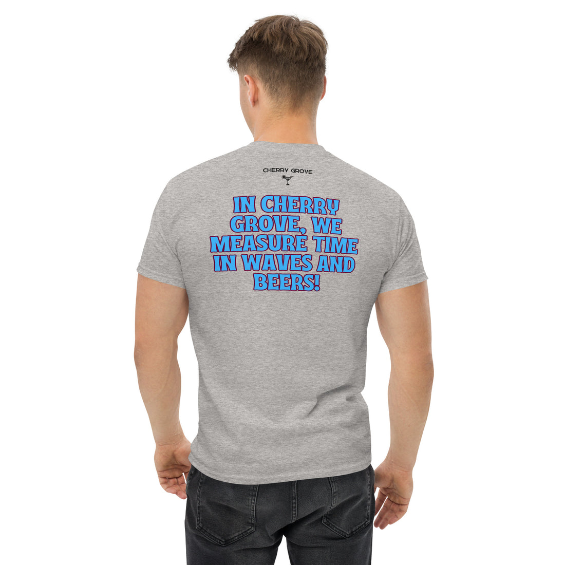 843 Cherry Grove Measuring Time Men's classic tee