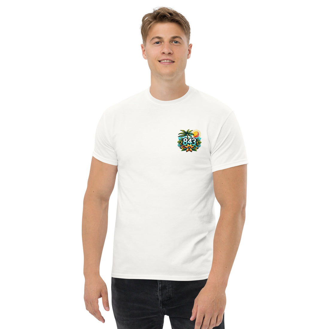843 Cherry Grove Measuring Time Men's classic tee