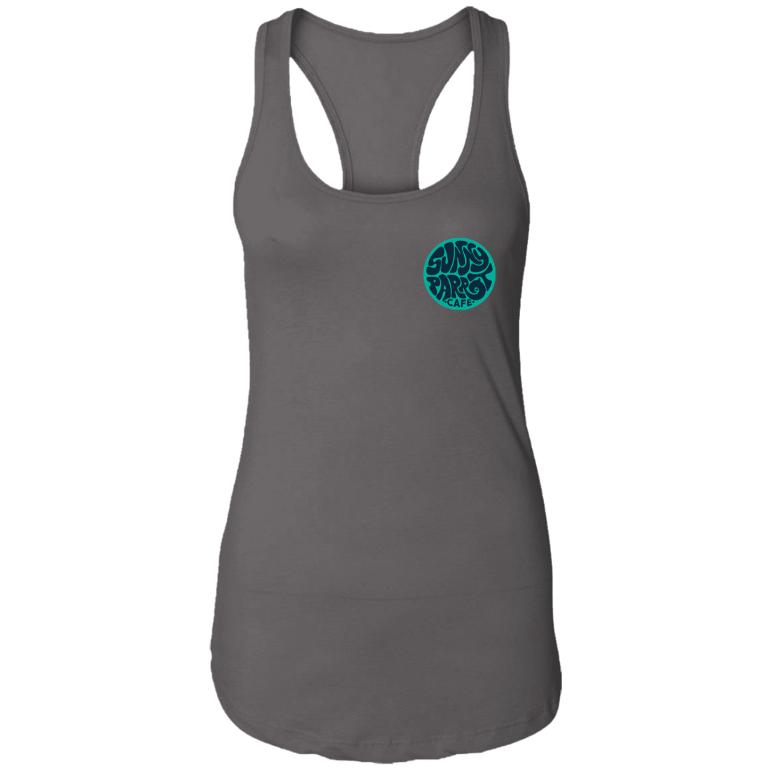 Sunny Parrot Ladies Ideal Racerback Tank