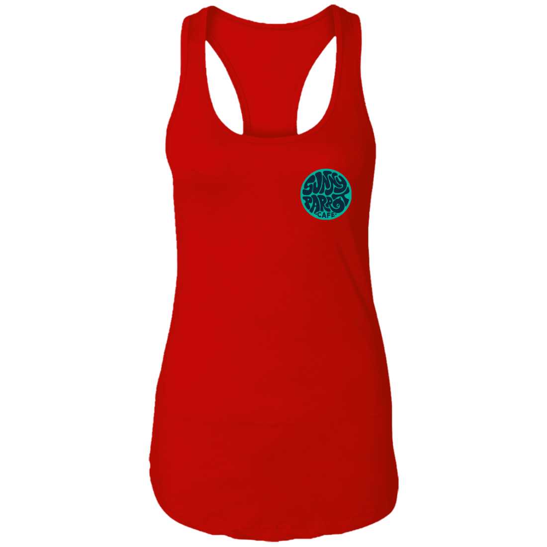 Sunny Parrot Ladies Ideal Racerback Tank