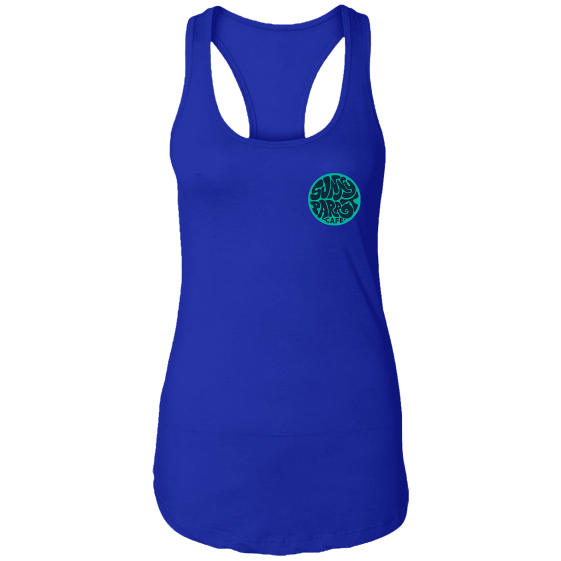 Sunny Parrot Ladies Ideal Racerback Tank