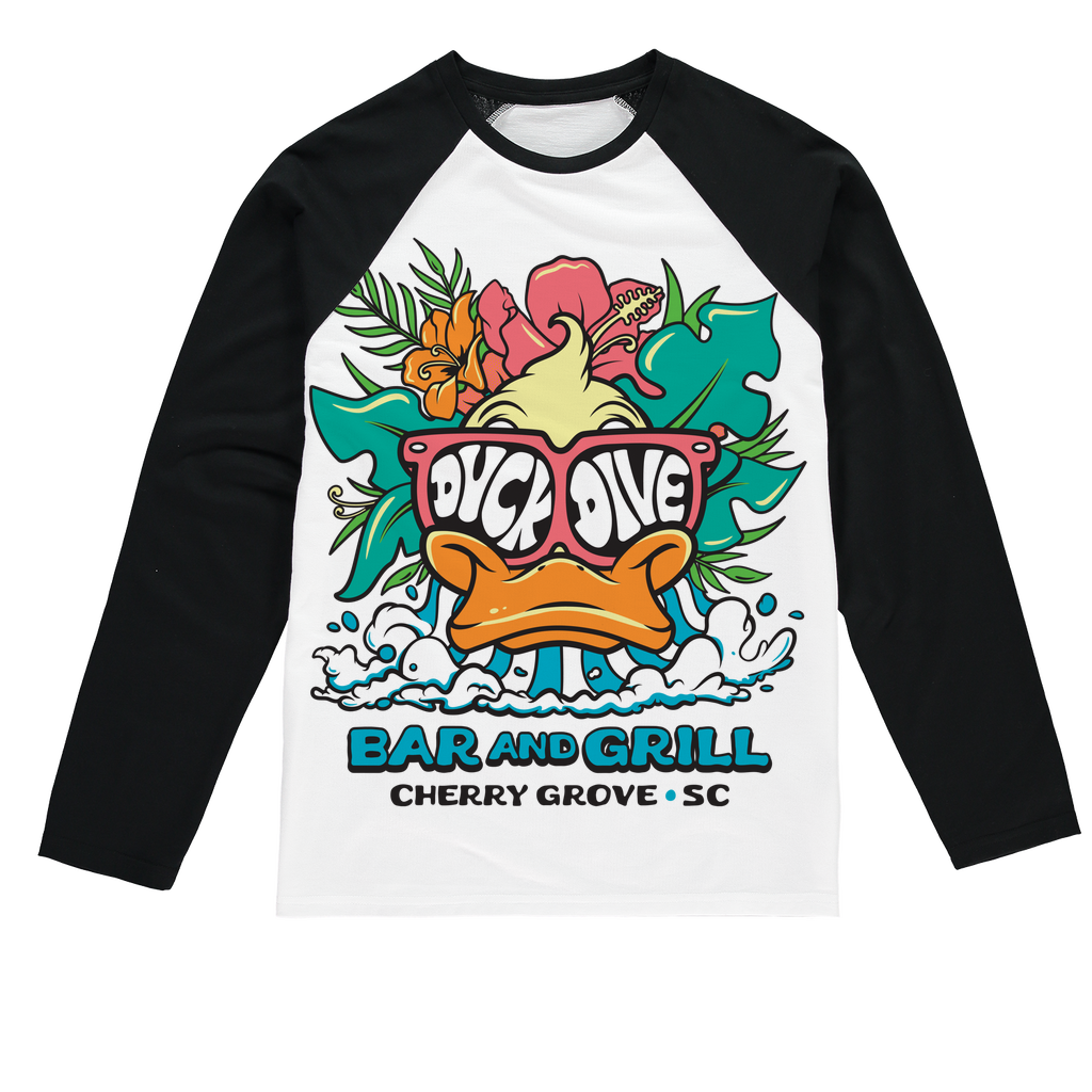 Duck Dive Baseball Long Sleeve T-Shirt
