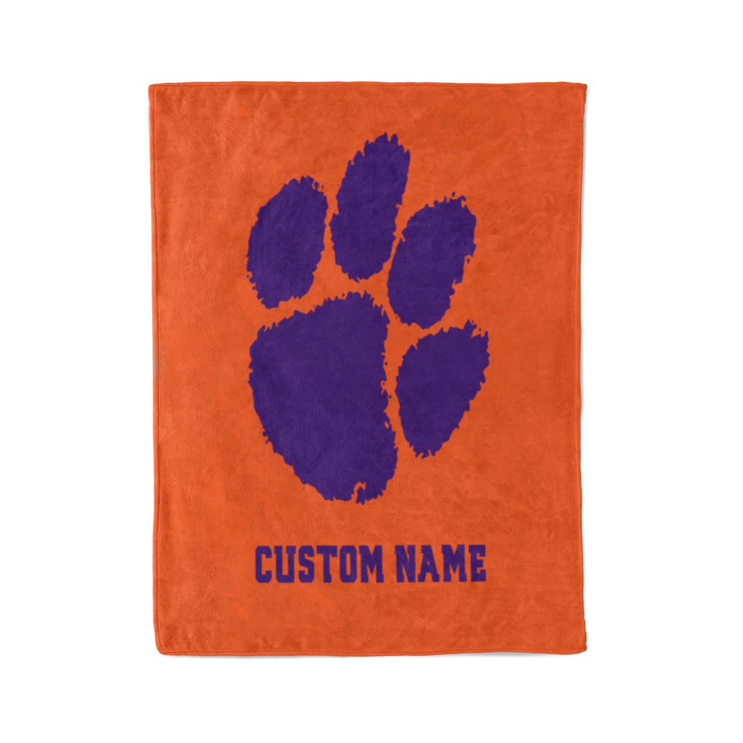 Clemson fleece online blanket