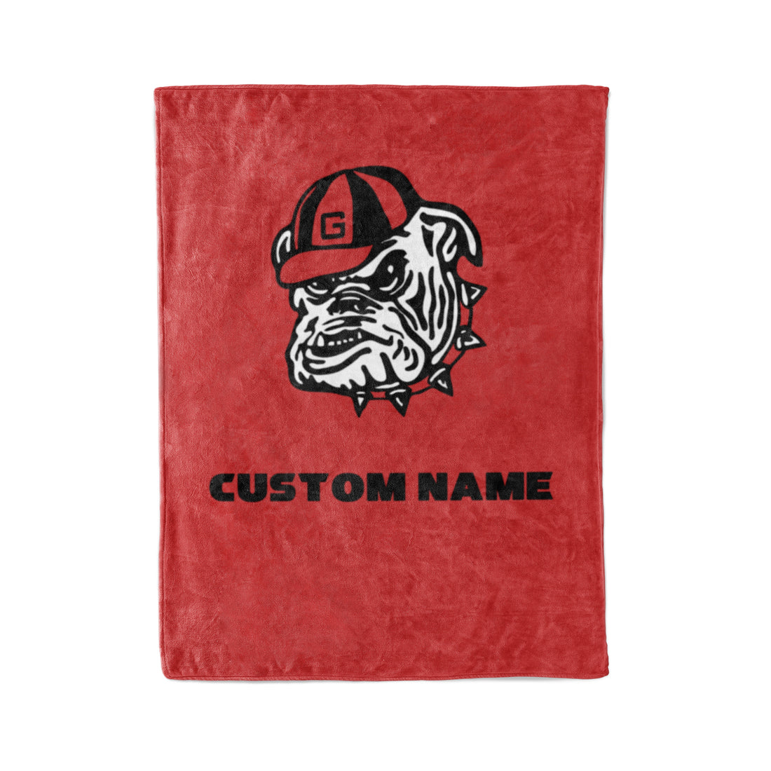 Custom Georgia Bulldogs Fleece Blanket