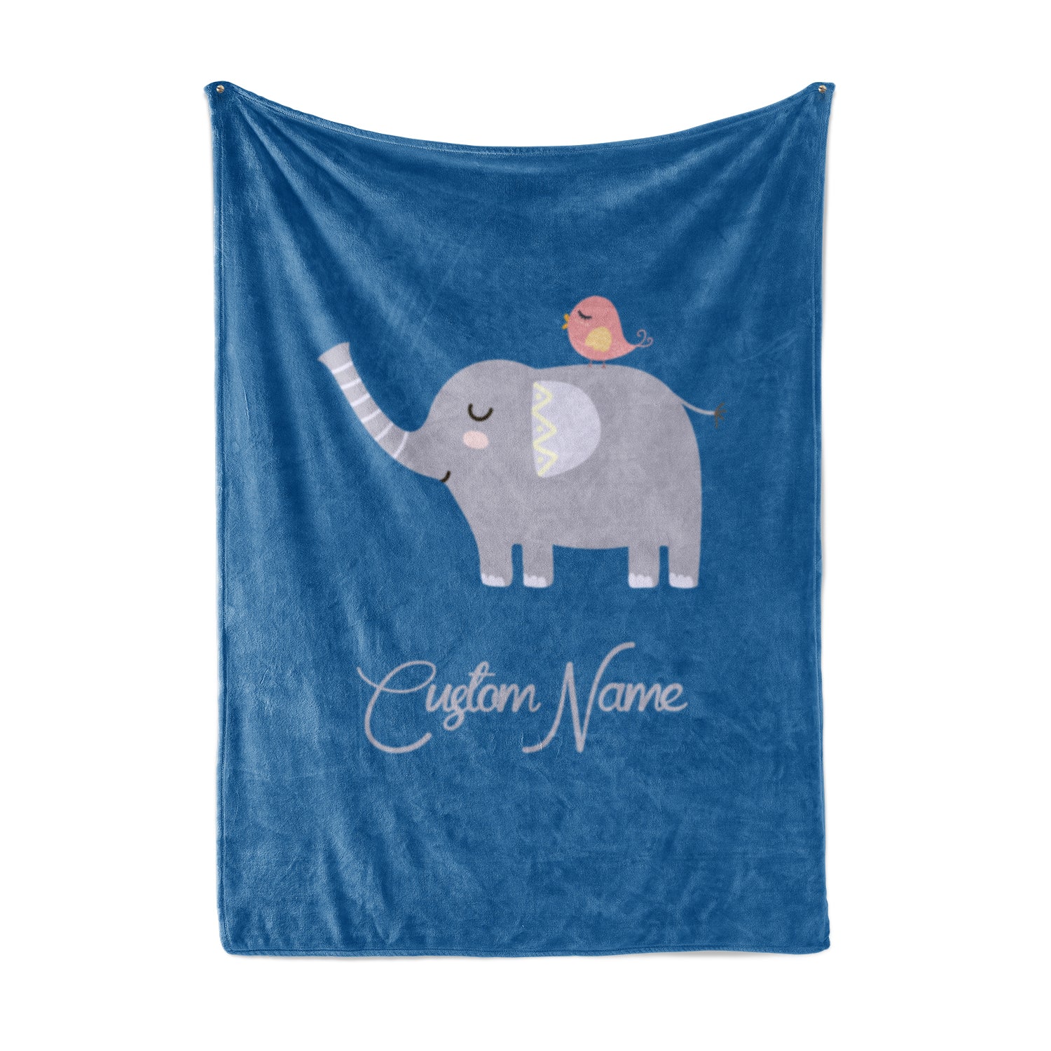 Custom Kids Elephant Fleece Blanket BS Brands