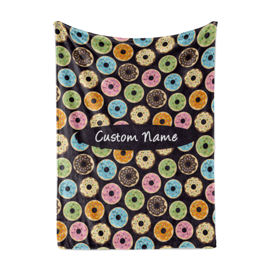 Custom Donut Fleece Blanket