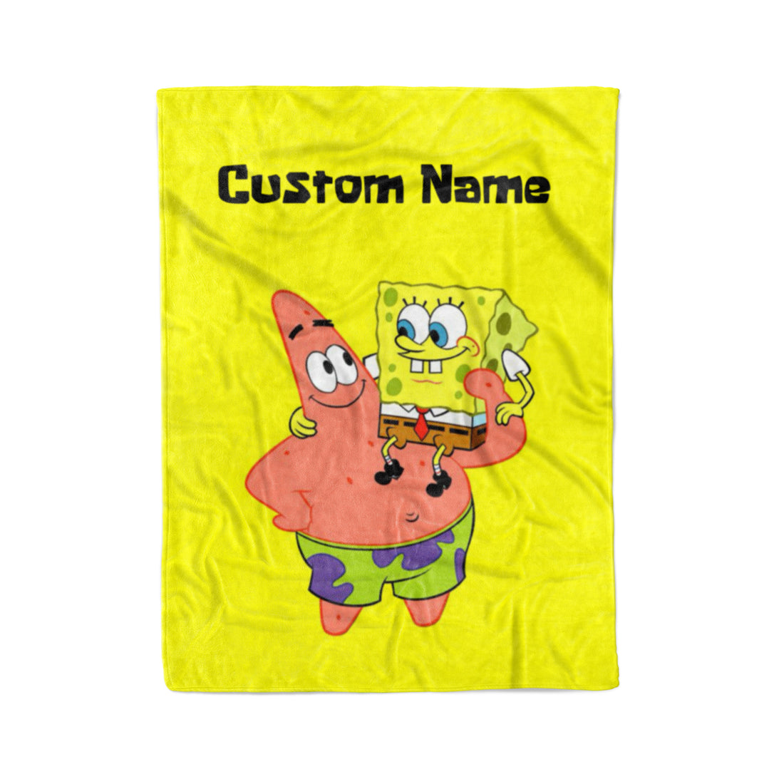 Custom Sponge Bob Fleece Blanket