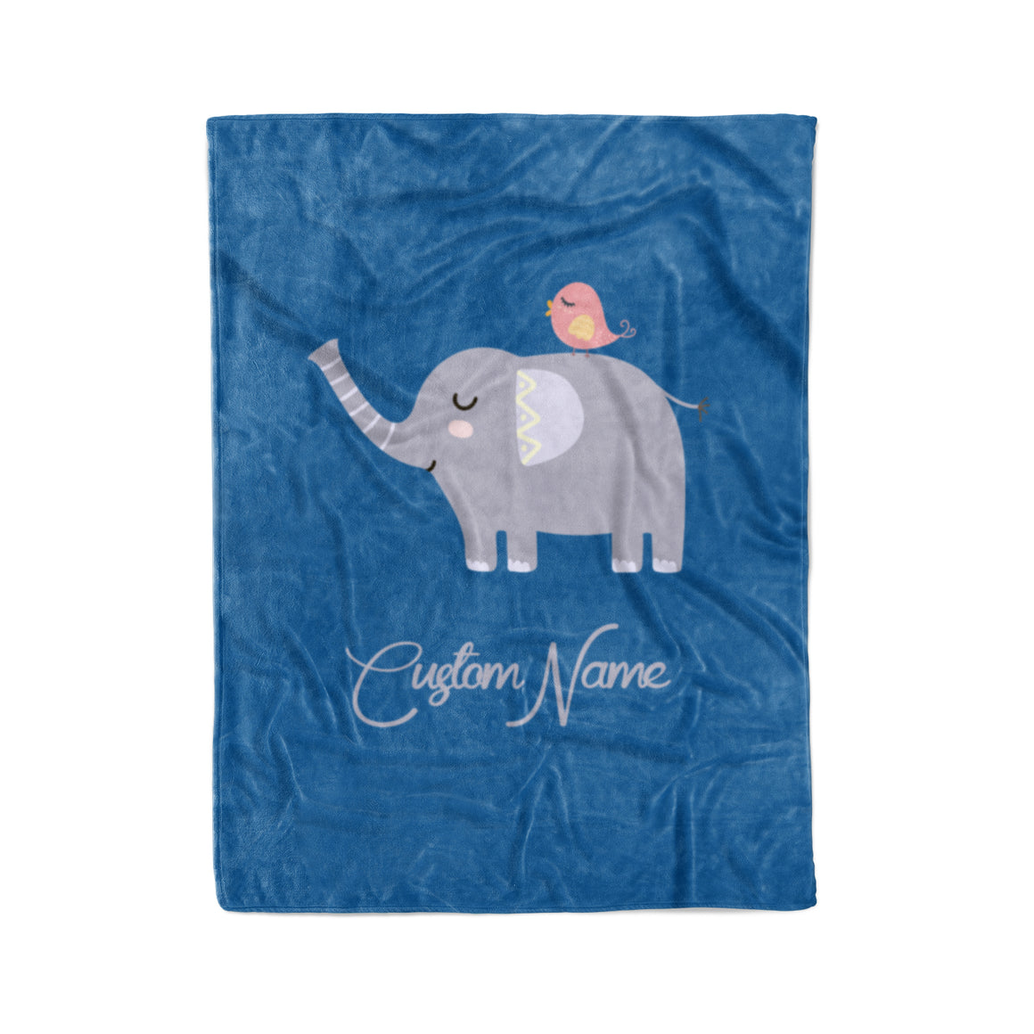 Custom Kids Elephant Fleece Blanket