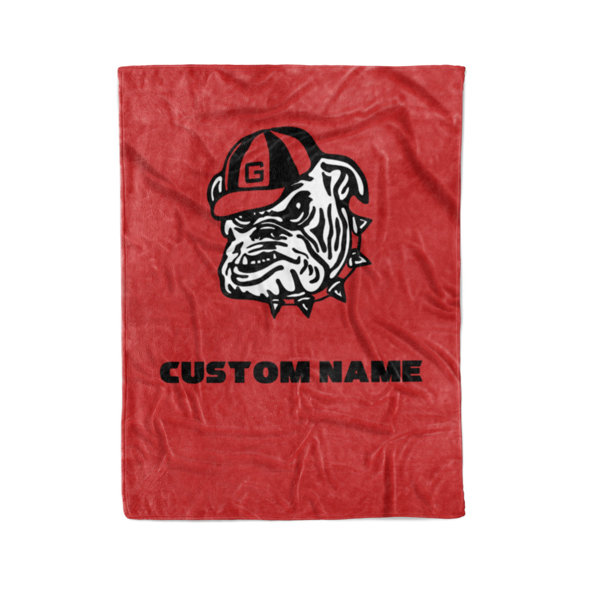 Custom Georgia Bulldogs Fleece Blanket