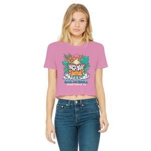 Duck Dive Women's Cropped Raw Edge T-Shirt